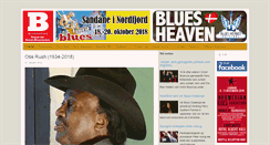 Desktop Screenshot of bluesnews.no
