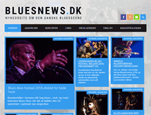 Tablet Screenshot of bluesnews.dk