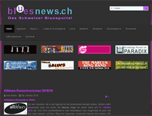 Tablet Screenshot of bluesnews.ch